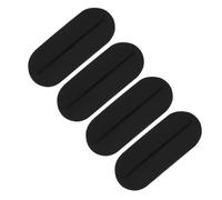 Hemobllo Almohadillas que Alivian la Presión para Tirantes de Sujetador de Silicona Negro 4 Piezas, Cojines Cómodos y Mejoran Soporte en Brasieres Mujer para Zona de Apoyo