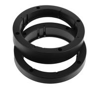 Hemobllo Anillo Adaptador Espaciador de Altavoz para Coche de Plástico de 6.5 Pulgadas Grosor de 15 Mm, Aislamiento de Vibraciones y Fácil Instalación para Sistemas de Sonido