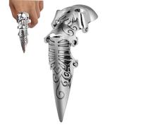 Hemobllo Anillo De Calavera Diseño Retro Para Hombre Anillo Decorativo Abierto Para Dedo Joyería Creativa De Calavera Para Uso Diario