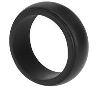 Hemobllo Anillos de Silicona, Anillo de Silicona Negro, Accesorio Deportivo para Exteriores, sin Olor, Mejora la Destreza Dedos, para Músicos y Pacientes de Fisioterapia
