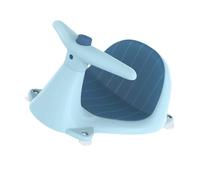 Hemobllo Asiento para Niña para Baño con Diseño de Spray de Agua Asiento Seguro con Respaldo y Ventosas Antideslizantes Adecuado para Bañeras Color Azul