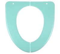 Hemobllo Asiento Verde de Portátil Pp Inodoro de Plástico Plegable Cómodo Ligero y Adecuado para Viajes y Uso Hogar, Apto para Bebés y Adultos