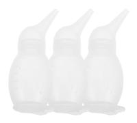 Hemobllo Aspirador Manual para Ñiño 3 Unidades Transparentes 25 Ml Succión Segura Herramienta para Limpieza de Mucosidad Adecuado para Recién Nacidos y Cuidado Infantil