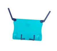 Hemobllo Atril Plegable para Partituras Musicales de Abs, Soporte Compacto Azul para Libros y Partituras, Estante Portátil para Lectura en Casa, Aula y Práctica Musical