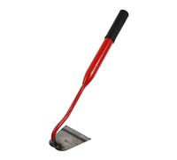 Hemobllo Azada de Mano para Jardinería Duradera de Acero al Carbono Mango Rojo, Herramienta Multipropósito y Ahorradora de Esfuerzo para Cultivo y Cuidado del Jardín