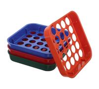 Hemobllo Bandeja Clasificadora De Monedas 4 Unidades Organizador De Cambio Separador De Monedas De 25 Centavos Bandeja Contadora De Cambio Clasificador Codificado Por Colores