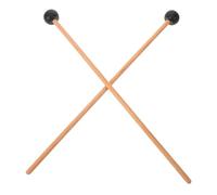 Hemobllo Baquetas de Marimba de Madera con Cabeza de Goma Prácticas y Profesionales para Percusión para Principiantes y Instrumento Musical para Xilófono y Tambor Lengüeta