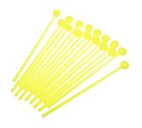 Hemobllo Baquetas Para Niños 16 Piezas De Color Amarillo, Material Didáctico De Mano Para Percusión Infantil, Martillo De Tambor Seguro y Resistente Para Uso Educativo y Entretenimiento