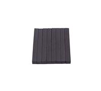 Hemobllo Barra de Goma para Pastilla Humbucker de Guitarra Eléctrica 8 Unidades 70X6X5 MM Negra Núcleo Magnetizado de Níquel-Cobalto Tono Cálido y Estabilidad Magnética para Accesorios