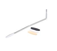 Hemobllo Barra De Trémolo De 5 Mm Plateada Con 3 Tapas Para Guitarra Eléctrica, Brazo De Vibrato De Puente Simple, Accesorio Para Ajuste De Tensión y Modulación De Tono