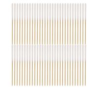 Hemobllo Bastoncillos Aplicadores de Algodón Palito de Bambú 76 CM Hisopos Largos para Maquillaje y Limpieza Facial Pack de 360 Unidades para Salón de Belleza y Cuidado de Piel