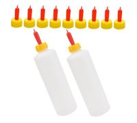 Hemobllo Biberones para Cabra con Tetinas Reutilizables Botella de Leche de Cabra Portátil para Corderos y Pequeñas Mascotas Alimentación Práctica para Granja y Viaje