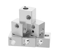 Hemobllo Bloque Calefactor de Aluminio para Extrusor de Impresora 3D Kit de 10 Piezas Metálicas Compatibles Accesorio para Gestión Térmica Precisa y Activación Rápida en Impresión