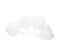 Hemobllo Bola De Baño Forma De Flor 4 Unidades, Esponjas De Ducha Exfoliantes Grandes, Ultrasuaves y Esponjosas Para Limpieza Corporal y Ducha De Hidromasaje, Accesorio Para Baño Doméstico