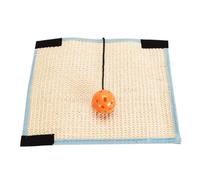 Hemobllo Bola de Plástico Decorativa de Sisal Fácil de Enrollar Alfombra Rascadora Redonda y Protector de Muebles para Gatos y Gatitos para Juego Interactivo