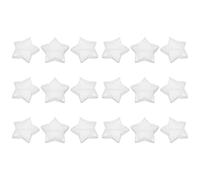 Hemobllo Bolas de Adorno Navideñas Rellenables de Plástico Transparente en Forma de Estrella 103x103x43 Mm, 18 Unidades para Decoraciones de Árbol de Navidad y Manualidades