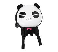 Hemobllo Bolsa Antipérdida para Niños Forma de Panda de Dibujos Animados, Mochila Escolar de Felpa Correa Ajustable y Cuerda de Seguridad para Paseos Diarios
