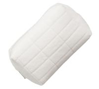 Hemobllo Bolsa De Maquillaje Portátil Organizadora De Poliéster Tamaño Medio Multiusos para Cuidado Personal y Viaje Color Blanco Crema