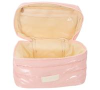 Hemobllo Bolsa de Maquillaje Rosa Súper Ligera Neceser Extragrande de Viaje para Mujer Organizador de Cosméticos Gran Capacidad y Cierre Resistente para Artículos de Tocador