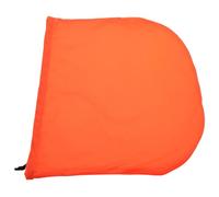 Hemobllo Bolsa para Casco de Motocicleta Plegable 46X43 CM Naranja Funda Protectora Resistente Cordón Ajustable Organizador de Almacenamiento para Esquí Motocross y Viajes al Aire Libre