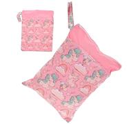 Hemobllo Bolsa para Guardar Pañales De Doble Cierre Dos Compartimentos Impermeables para Pañales Húmedos y Secos para Guardería