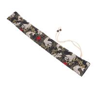Hemobllo Bolsa Portátil Ligera y Protectora de Algodón para Mazos de Batería Negro Capacidad para 2-3 Pares, Diseño Delicado Adecuado para Viajes y Uso al Aire Libre