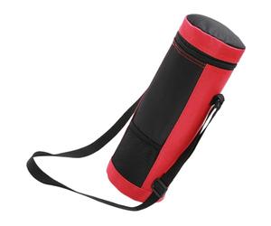 Hemobllo Bolsa Portátil Térmica para Botellas de Vino y Refresco 2l Negra | Oxford Relleno de Algodón Perlado, Asa Manual y Absorción de Golpes, para Viaje y Trayectos Diarios