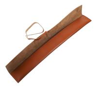 Hemobllo Bolsa Profesional para Baquetas de Batería en Poliuretano Marrón, 2 Unidades Soporte Portátil, para Uso en Conciertos y Estudios