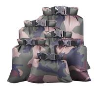 Hemobllo Bolsa Seca para Acampar Bolsa de Almacenamiento para Acampar de Tafetán de Poliéster, 6 Uds, 1.5l-8l, Compresión Máxima, Fácil Almacenamiento, para Camping y Exteriores