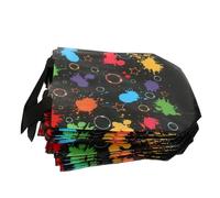 Hemobllo Bolsas de Obsequio para Fiestas 20 Unidades Bolsas Neón con Asas Tamaño Mediano Hechas de Tela No Tejida Resistente Ideales para Dulces Cumpleaños y Decoración Festiva