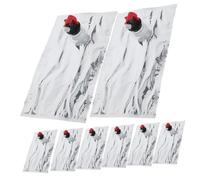 Hemobllo Bolsas Dispensadoras De Vino 1l, Bolsas De Vino Reutilizables De Plástico, Válvula Hermética Antifugas, Portátiles para Viaje y Consumo Al Aire Libre, Pack De 10 Unidades