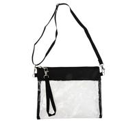 Hemobllo Bolso Bandolera Transparente Diseño Noble y Lujo para Mujer de Pvc Superficie Suave y Tacto Delicado Adecuado para Viaje y Uso Diario