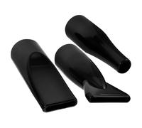 Hemobllo Boquilla Concentradora Ligera y Diseñada para Reducir Impacto Cabello Negro Abs para Secador de Pelo Compatible Diámetro de Manguera de 4.2cm Paquete de 3 Piezas