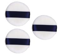 Hemobllo Borlas para Polvos Sueltos y Base de Maquillaje 3 Piezas Esponjosas Lavables para Uso Diario en Piel Delicada Color Aleatorio