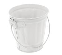 Hemobllo Bote Pequeño de Hierro con Asa Decorativo y Cubo Portátil para Escritorio Diseño Retro y Resistente para Uso Versátil