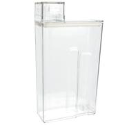 Hemobllo Botella Transparente para Detergente Polvo Recipiente Recargable de Gran Capacidad Caja de Almacenamiento Doméstica para Lavandería Botella Pequeña para Loción Contenedor