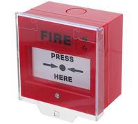Hemobllo Botón de Emergencia contra Incendios para Oficina Protección Versátil y Respuesta Rápida, Fabricado en Plástico para Alarma de Seguridad Manual