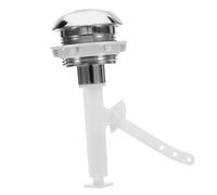 Hemobllo Botón Pulsador para Tanque De Agua De Inodoro 1 Unidad Plástico Abs Resistente Cierre Manual Temporizado Ahorro De Agua Baño