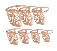 Hemobllo Bozal para Perro De Plástico con Correa Ajustable De Sintética Bozal Antimordeduras Protector Bucal para Mascotas para Paseos y Entrenamiento