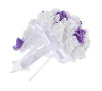 Hemobllo Bridal Bouquet Artificial Wedding Flowers Lightweight Bouquet For Bride Bridesmaids Western Style Photography Party Decoration
