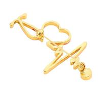 Hemobllo Broche De Estetoscopio Creativo Broche Elegante De Moda Accesorio De Decoración Para Disfraz Ramillete Creativo y Decorativa