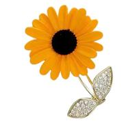 Hemobllo Broche de Girasol de Cobre Delicado para Mujer Accesorio Decorativo para Ropa y Bufandas Diseño Elegante y Versátil para Fiestas y Uso Diario