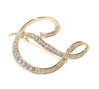 Hemobllo Broche De Ramillete Letra Pequeña De Metal Broche Inicial d Para Solapa Para Ropa y Mochila Accesorios De Moda Para Hombre y Mujer