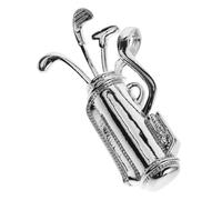 Hemobllo Broche Deportivo de Golf Circonitas, Pin para Chal de Metal Resistente, Accesorio Unisex para Traje y Vestido, Decoración Elegante para Amantes del Golf, Tamaño Mediano