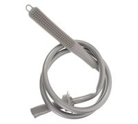 Hemobllo Cabezal de Ducha de Mano de 73 Pulgadas con Manguera Larga de | Flujo Estable con Baja Presión, Adecuado para Espacios Compactos, Reduce Fatiga de Muñeca, Gris