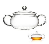 Hemobllo Cacerola de Transparente Multiusos y Fácil de Limpiar de 1400ml Adecuado para Guisos y Servir Alimentos con Tapa Incluida para Cocina Eléctrica
