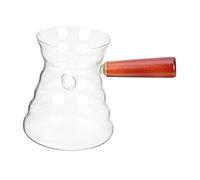 Hemobllo Cafetera de Vidrio con Mango de Jarra para Café Manual para Café Oficina o Hogar Diseño Práctico y de Limpiar
