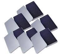 Hemobllo Caja De Almacenamiento De Metal Portátil Para Fundas y Vidrio Templado, Color Plata, Tamaño 170x90x15 Mm, 6 Unidades, Tapa Plana, Adecuado Para Organización y Obsequio