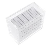 Hemobllo Caja De Almacenamiento De Pestañas Transparente De Acrílico Organizador De Pestañas Para Clasificar y Mostrar Postizas Kit De Maquillaje