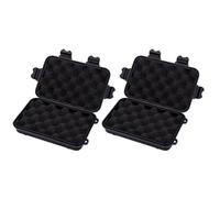 Hemobllo Caja de Almacenamiento Material Plástico Negro para Supervivencia al Aire Libre, Diseño Compacto y Resistente a Golpes Color Adecuado para Uso en Exteriores Color